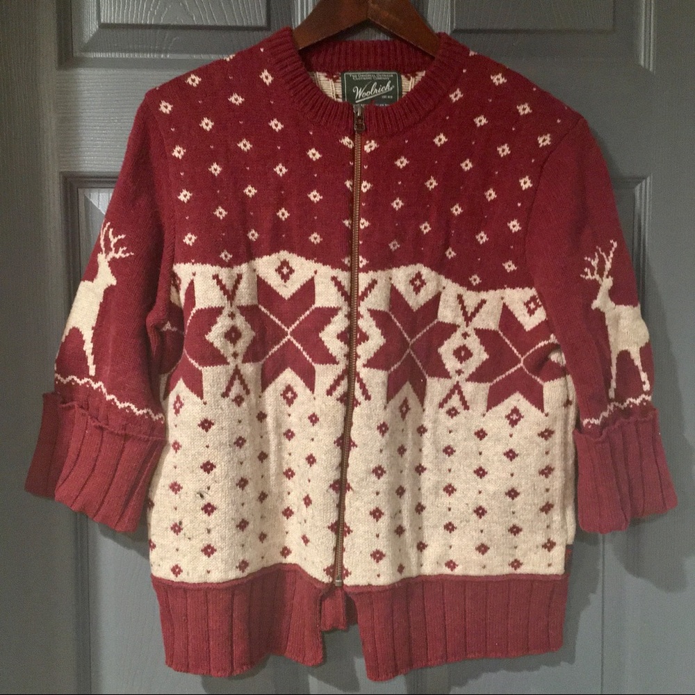Woolrich Cardigan Sweater Size Medium